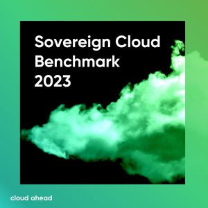 cloud ahead sovereign cloud benchmark 2023 Titel